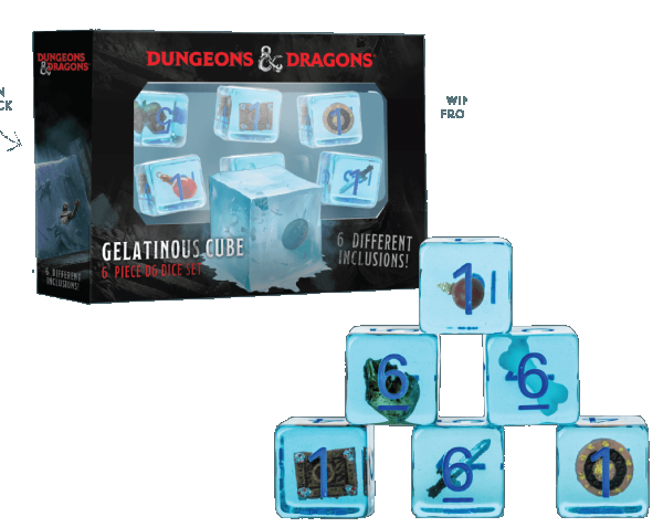 Fanroll D&D Gelatinous Cube 6 Pack