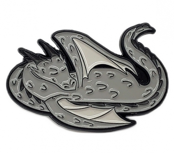 Collectible Pins - Silver Dragon