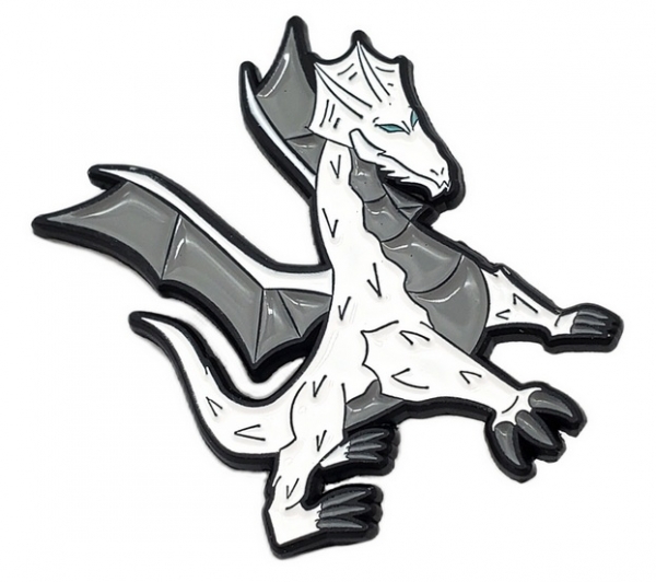 Collectible Pins - White Dragon