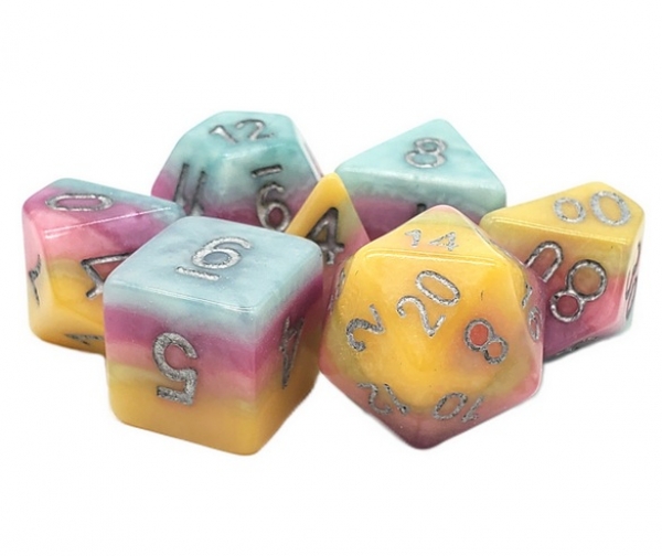 Old School RPG Dice Set: Gradients - Crystal Mine