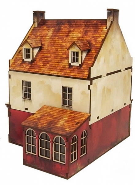 WW2 Prepainted Scenery 28mm: Normandy Restaurant