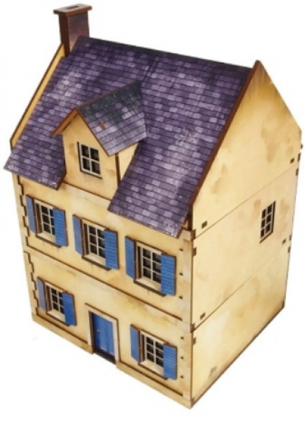 WW2 Prepainted Scenery 28mm: Normandy Townhouse #3