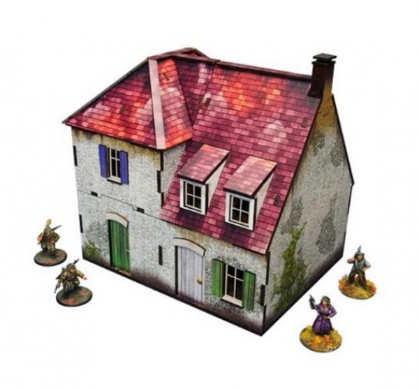 WW2 Prepainted Scenery 28mm: Normandy Farmhouse