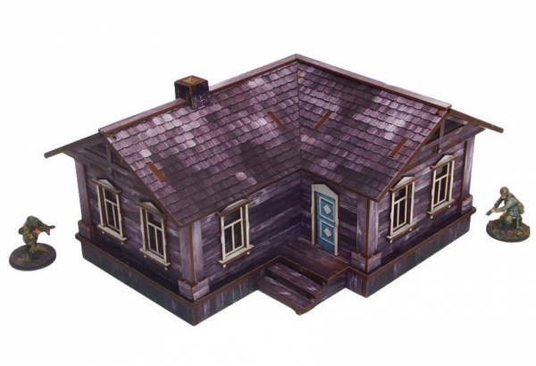 WW2 Prepainted Scenery 28mm: Ostfront Village - Maria's House (1)