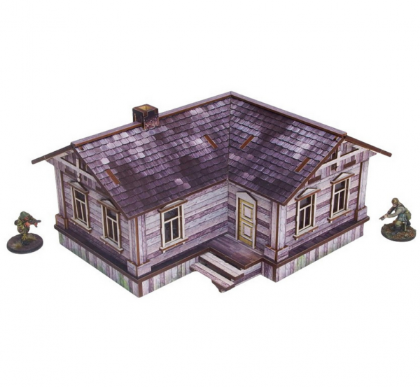 WW2 Prepainted Scenery 28mm: Ostfront Village - Iwan's House (1)