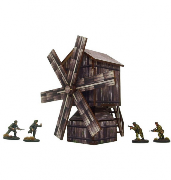 WW2 Prepainted Scenery 28mm: Ostfront Village - Windmill (1)