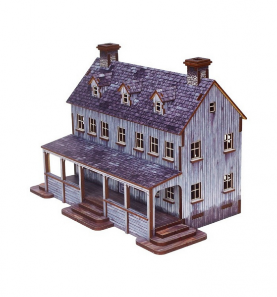 WW2 Prepainted Scenery 15mm: New World Mansion Epic Battles Set