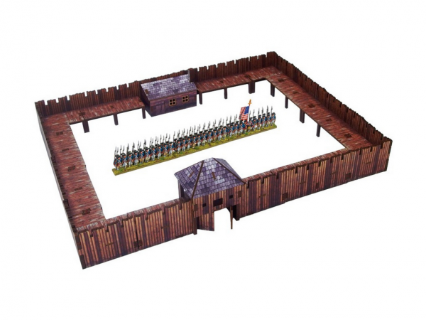 WW2 Prepainted Scenery 15mm: New World Fort Epic Battles Set