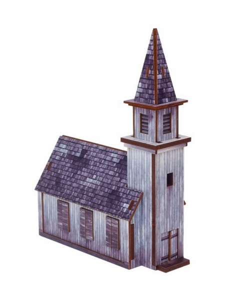 WW2 Prepainted Scenery 15mm: New World Church Epic Battles Set