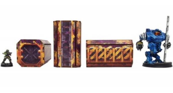 Sci-fi Imperial Pre-painted Terrain: Imperial Containers #2 (3)
