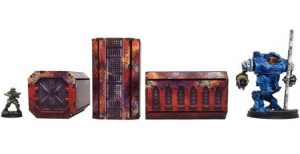 Sci-fi Imperial Pre-painted Terrain: Imperial Containers #4 (3)