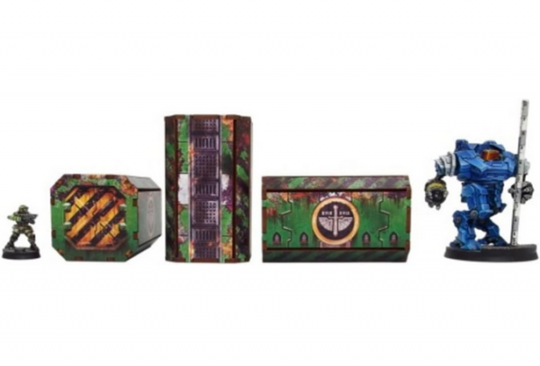Sci-fi Imperial Pre-painted Terrain: Imperial Containers #5 (3)