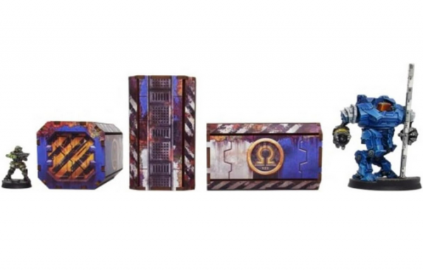 Sci-fi Imperial Pre-painted Terrain: Imperial Containers #6 (3)