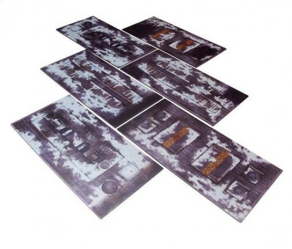 Sci-fi Imperial Pre-painted Terrain: Imperial Terrain Footprint – Fenris (12''x6'') (6)