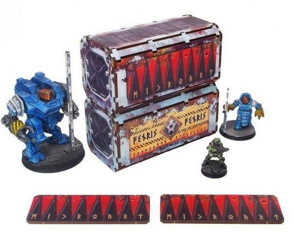 Sci-fi Imperial Pre-painted Terrain: Imperial WTC Containers Fenris (2)