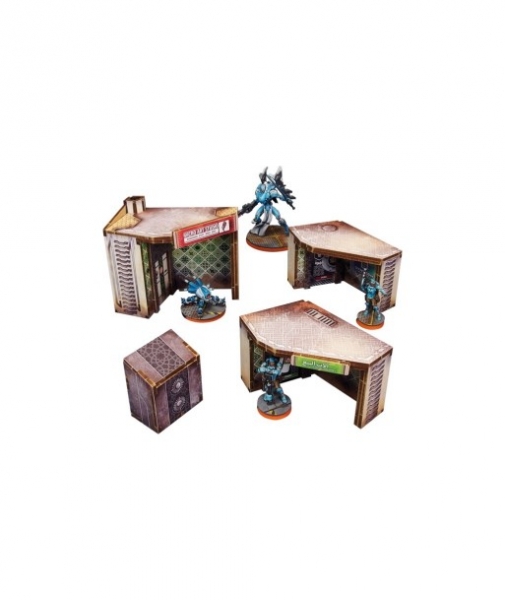 Infinity Prepainted Terrain: Al Medinat Sabil Shops (4)
