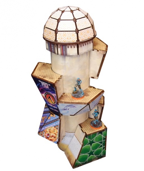 Infinity Prepainted Terrain: Al Medinat Terraformation Tower (1)