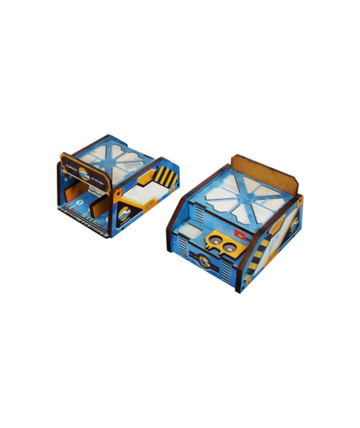 Infinity Prepainted Terrain: District 5 Subway Entrance (2) (blue)