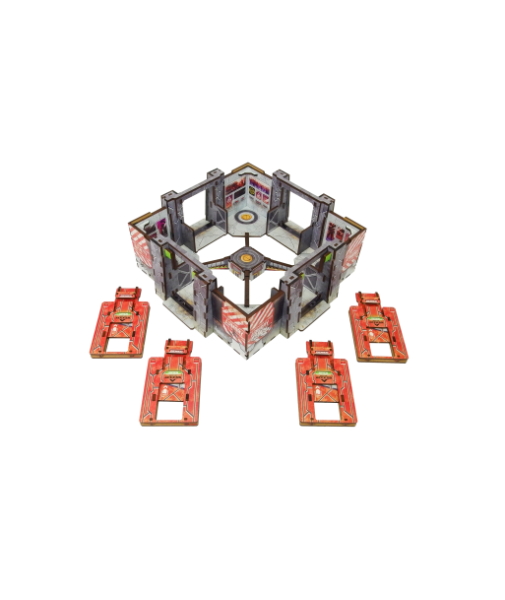 Infinity Prepainted Terrain: Precinct Sigma Objective Room Mark 3