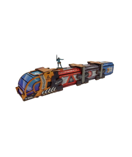 Infinity Prepainted Terrain: Precinct Sigma Porpoise Hauler
