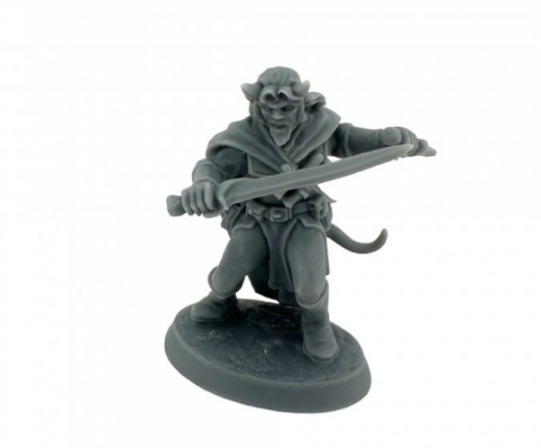 Reaper Miniatures: Skarix Sablecloak, Hellborn Rogue