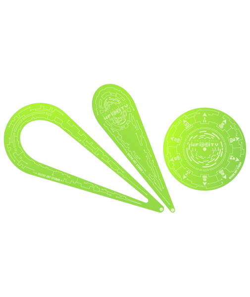 Infinity: Infinity Templates N5 (3) Fluo Green