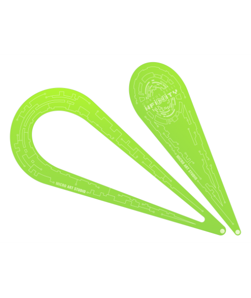 Infinity: Infinity Teardrop Templates N5 (2) Fluo Green