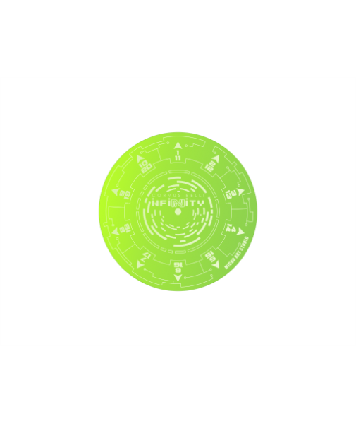 Infinity: Infinity Circular Blast Template N5 (1) Fluo Green