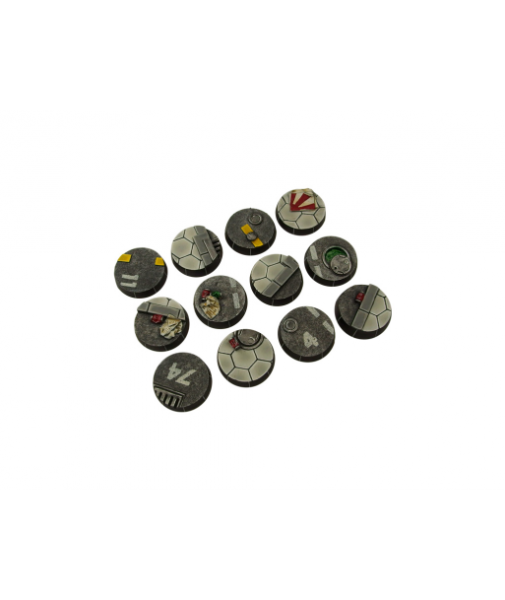 Battle Bases: Urban Arc Bases, Round 25mm (5)