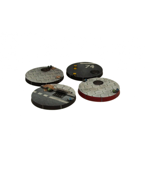 Battle Bases: Urban Arc Bases, Round 55mm (1)