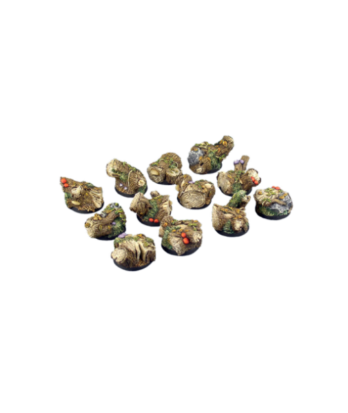 Battle Bases: Forest Bases, Round 25mm (5)