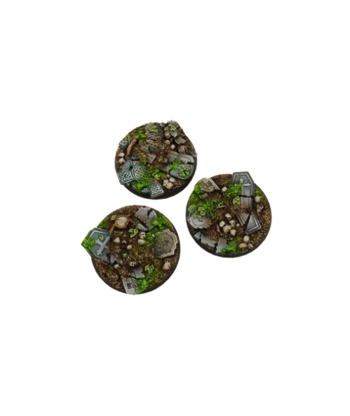Battle Bases: Graveyard Bases, Round 50mm (1)