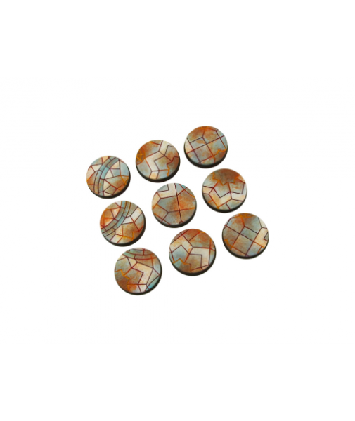 Battle Bases: Mosaic Bases, Round 28mm (5)
