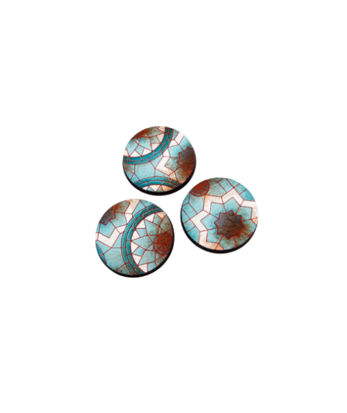 Battle Bases: Mosaic Bases, Round 50mm (2)