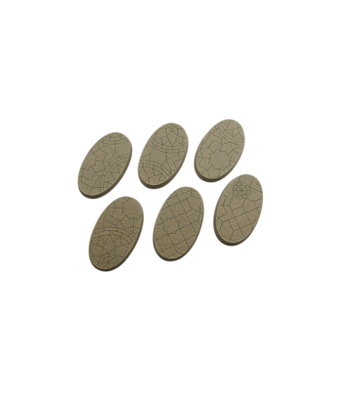 Battle Bases: Mosaic Bases, Oval 60x35mm (4)