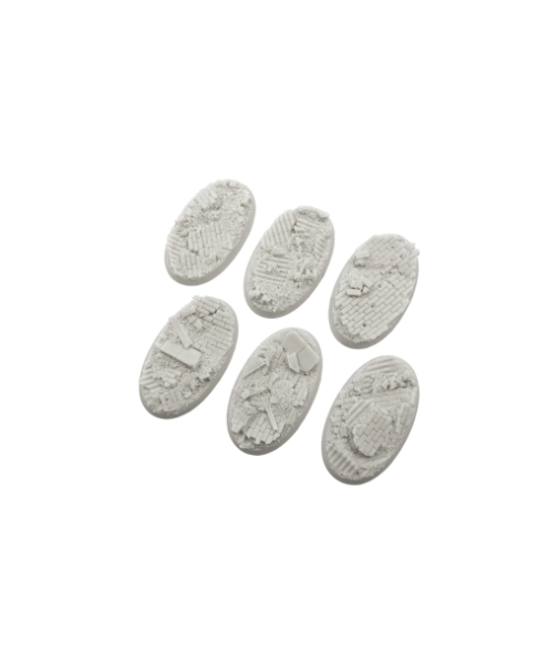 Battle Bases: Old Factory Bases, Oval 60x35mm (4)