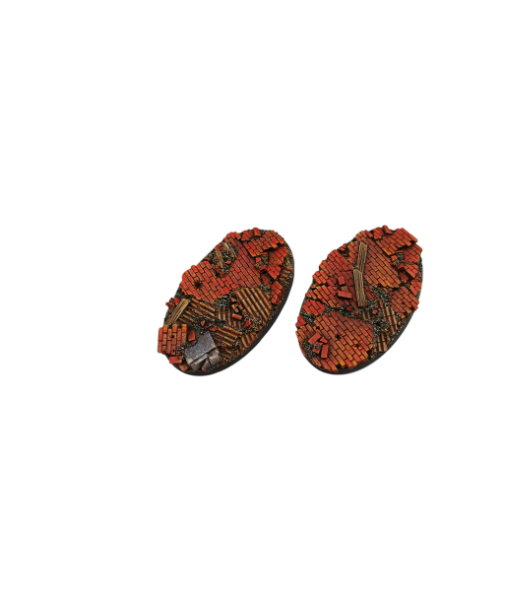 Battle Bases: Old Factory Bases, Oval 90x52mm (2)