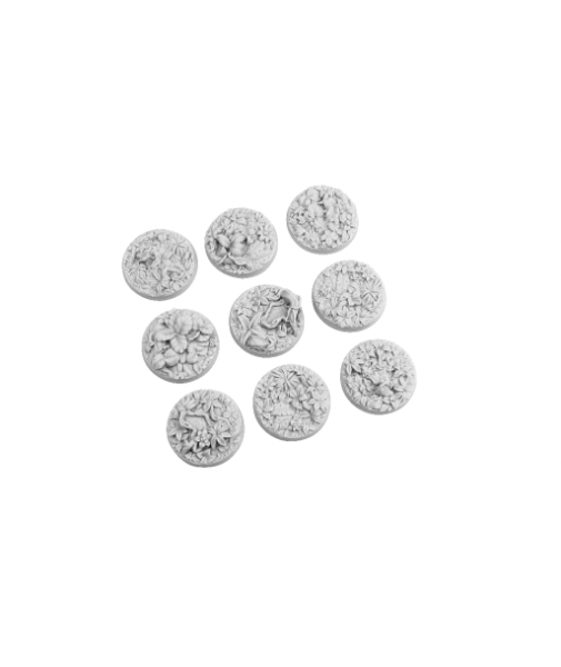 Battle Bases: Jungle Bases, Round 28mm (5)