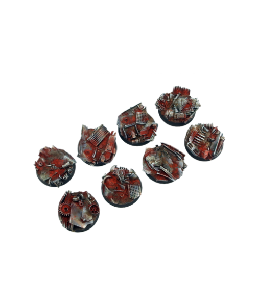 Battle Bases: Scrapyard Bases, Round 32mm (4)