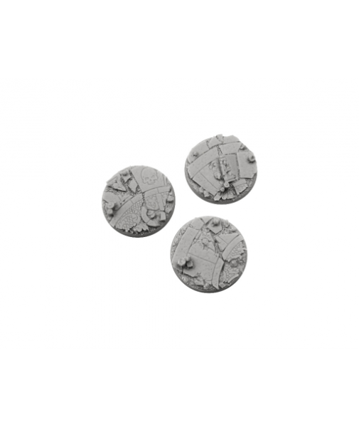 Battle Bases: Ruined Chapel Bases, Round 50mm (2)