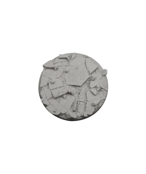Battle Bases: Ruined Chapel Bases, Round 90mm (1)