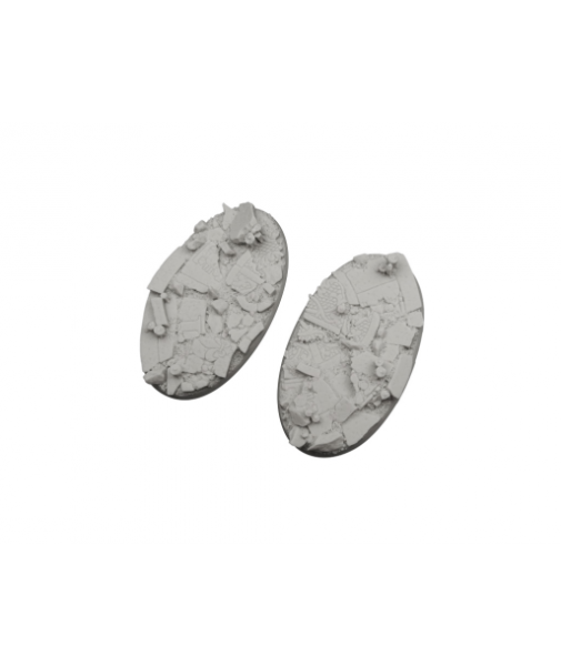 Battle Bases: Ruined Chapel Bases, Oval 90x52mm (2)