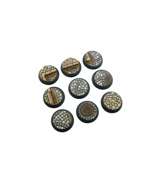 Battle Bases: Cobblestone Bases, WRound 30mm (5)