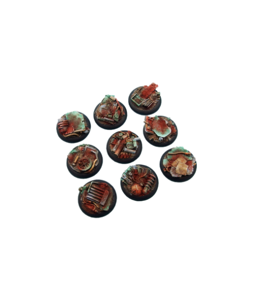 Battle Bases: Scrapyard Bases, WRound 30mm (5)