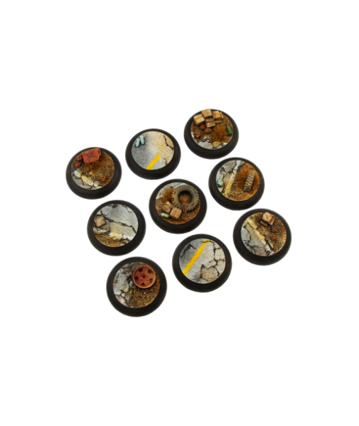 Battle Bases: Highway Bases, WRound 30mm (5)