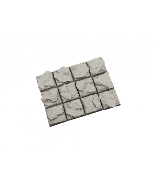 Battle Bases: Shale Bases 20x20mm (10)