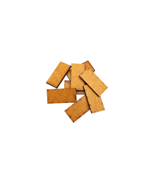 Miniature Bases: HDF 3mm Bases 25x50mm (10)
