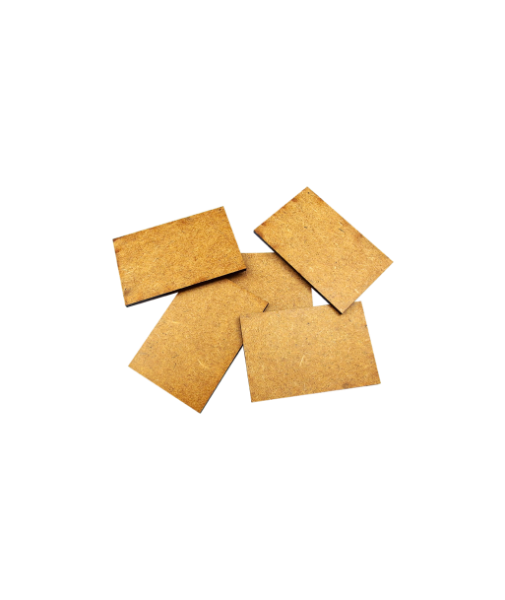 Miniature Bases: HDF 3mm Bases 75x50mm (8)