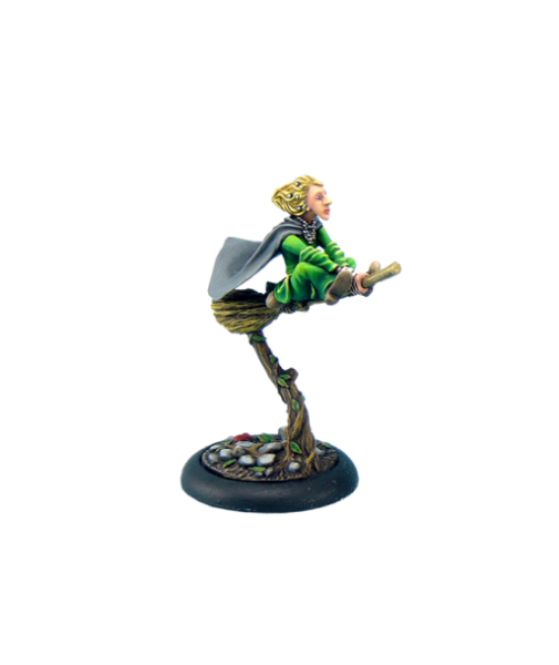 28mm Discworld Miniatures: Discworld Magrat on Broom (1)
