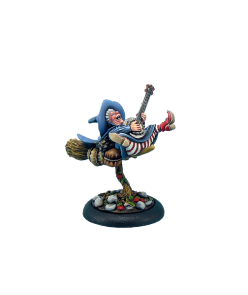 28mm Discworld Miniatures: Discworld Nanny Ogg on Broom (1)